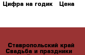 Цифра на годик › Цена ­ 700 - Ставропольский край Свадьба и праздники » Другое   . Ставропольский край